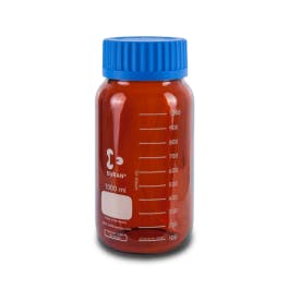 Laboratory Bottle DURAN GLS80 1000 Ml Brown Glass Round With Wide