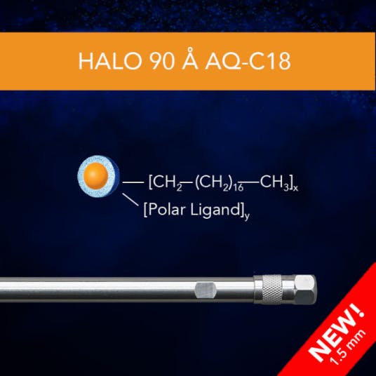 HALO AQ-C18 HPLC Columns from Advanced Materials Technology