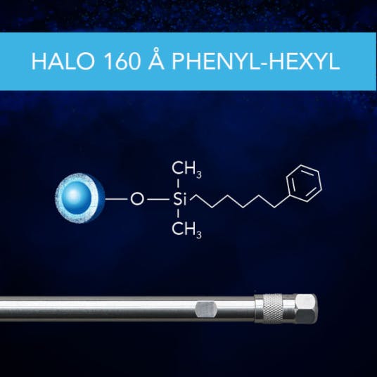 HALO BioClass Phenyl-Hexyl Columns from Advanced Materials Technology