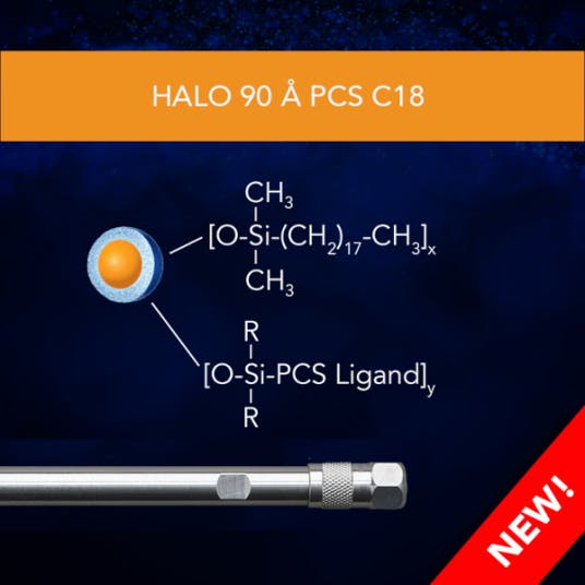 HALO® PCS C18 HPLC Columns