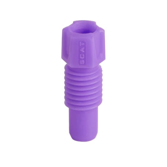 SCAT PFA fitting, 2.3 mm OD, violet
