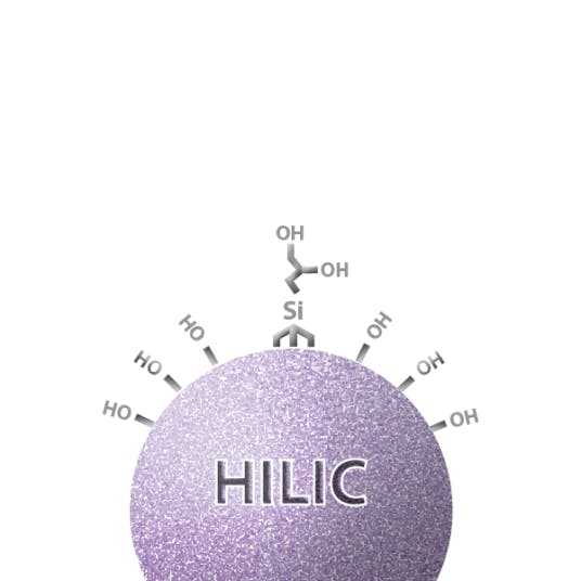 YMC-Triart Diol-HILIC Phase Graphic