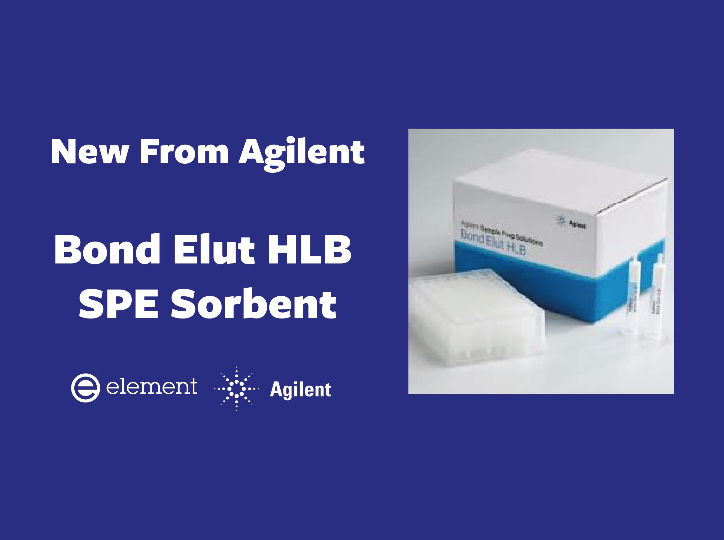 New Product Introduction – Bond Elut HLB from Agilent