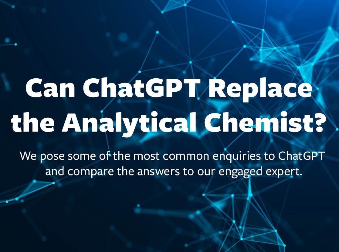 Can ChatGPT replace the Analytical Chemist?