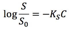 Setschenov-equation