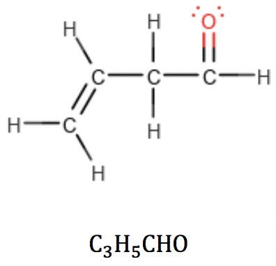 oxygen is part of a carbonyl group